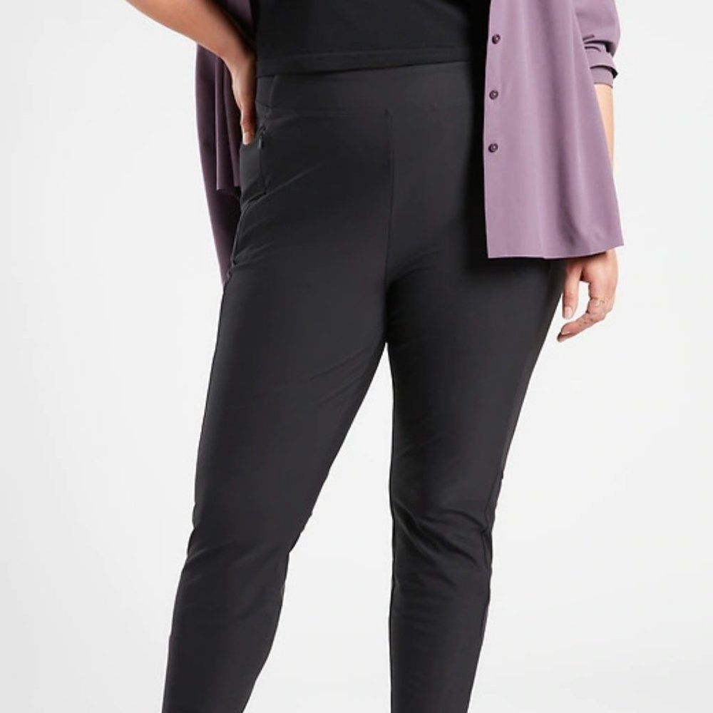 Athleta Stellar Tights size 2 Black - Picture 6 of 13